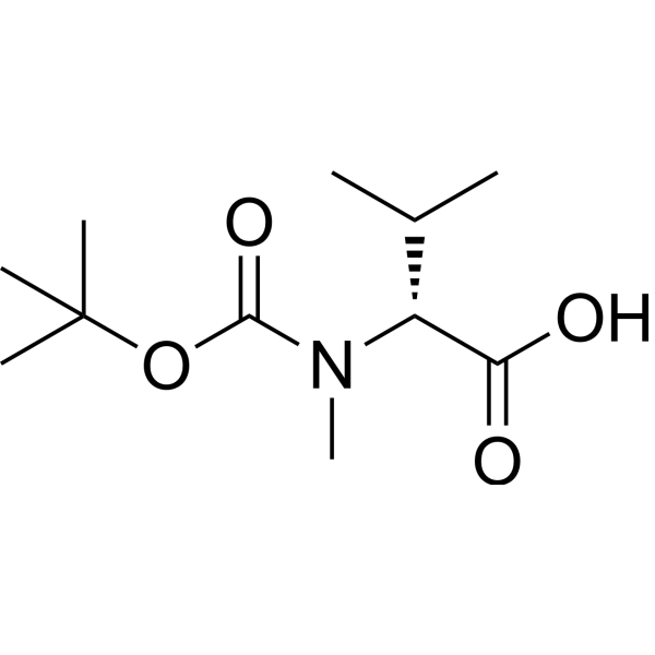 (R)-2-((tert-Butoxycarbonyl)(methyl)amino)-3-methylbutanoic acid (Boc-N-methyl-D-valine) 89536-85-6